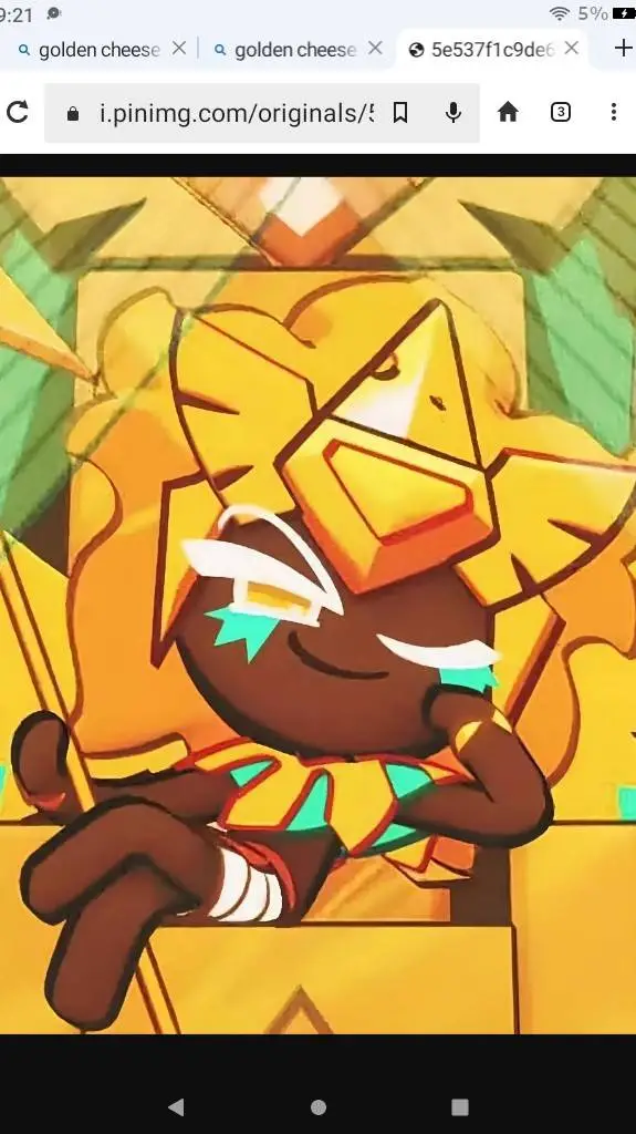 ai character: ✨golden  cheese✨ background
