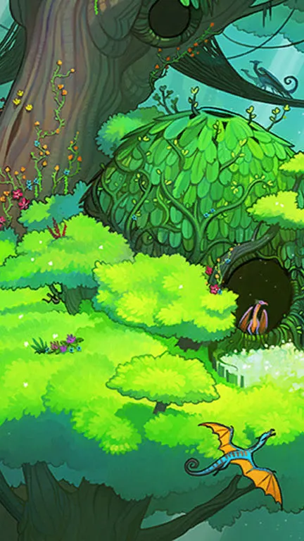 ai character: TADC x WOF background