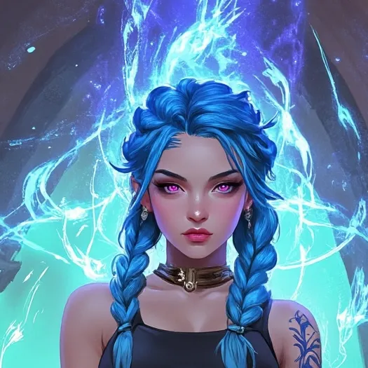chat with ai character: Jinx