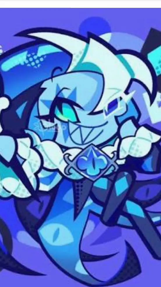ai character: Shadow milk cookie background