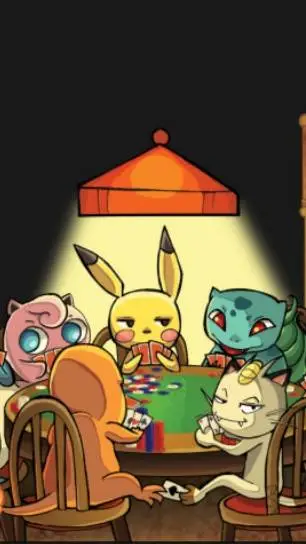 ai character: pokermon background