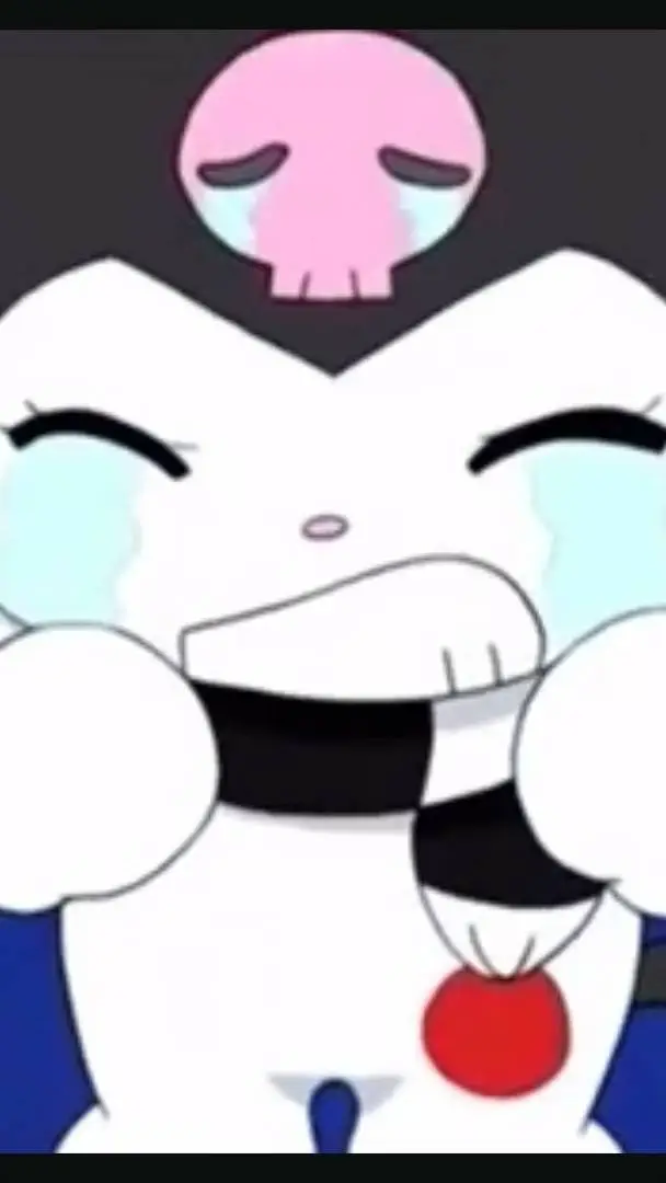 ai character: crying kuromi background