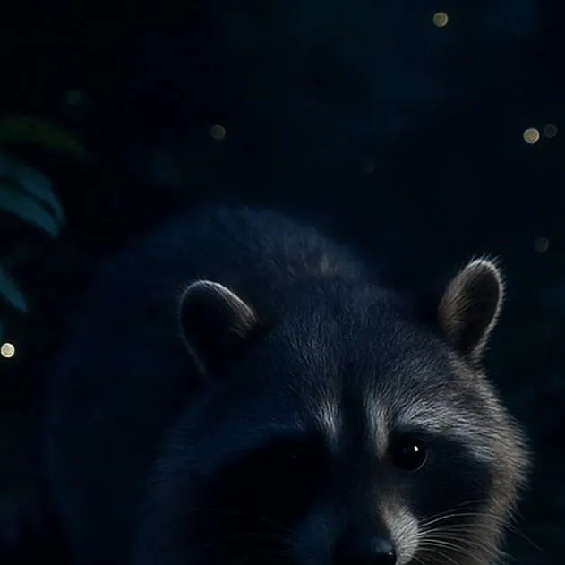 chat with ai character: cute raccoon