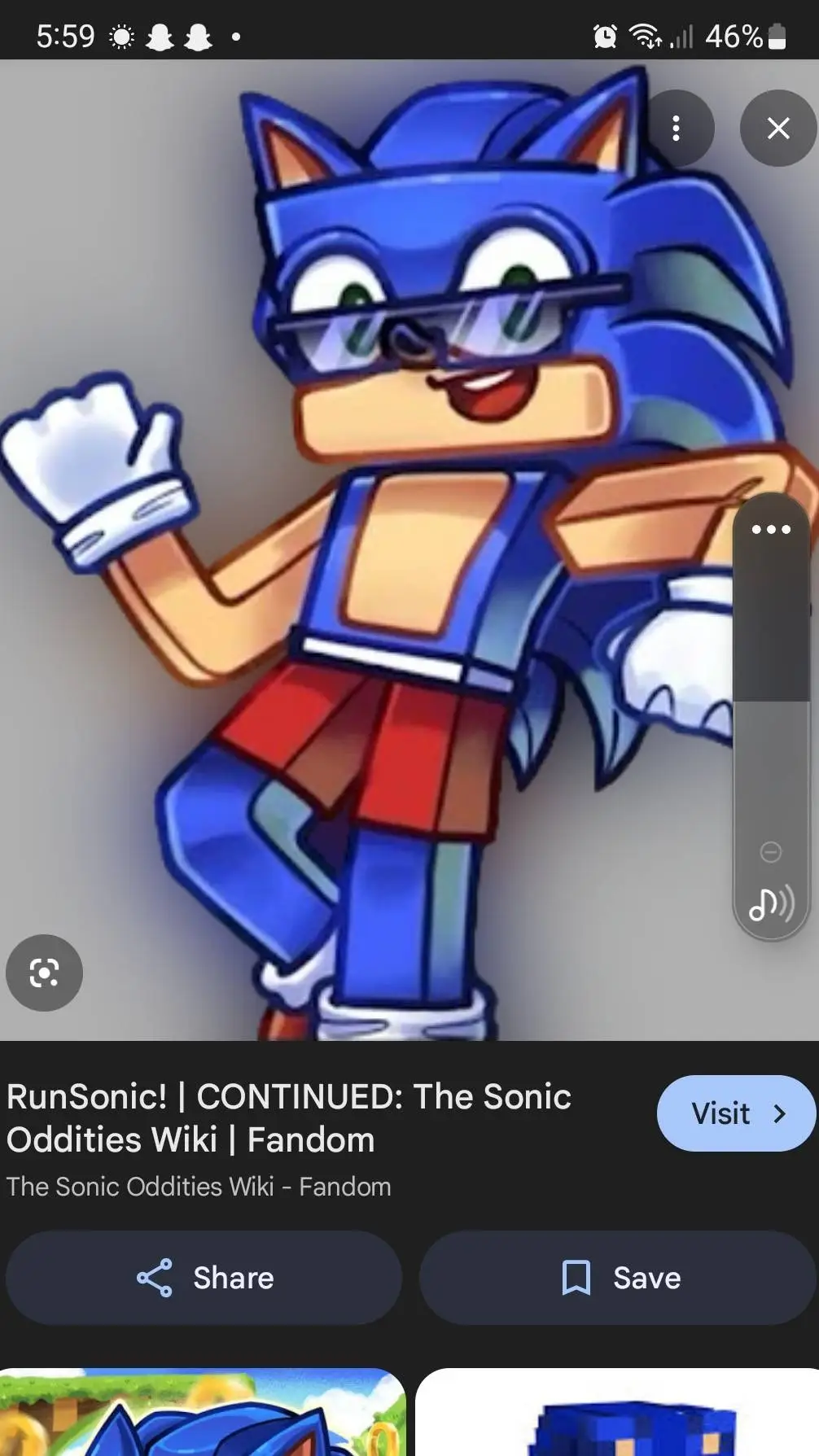 ai character: runsonic background