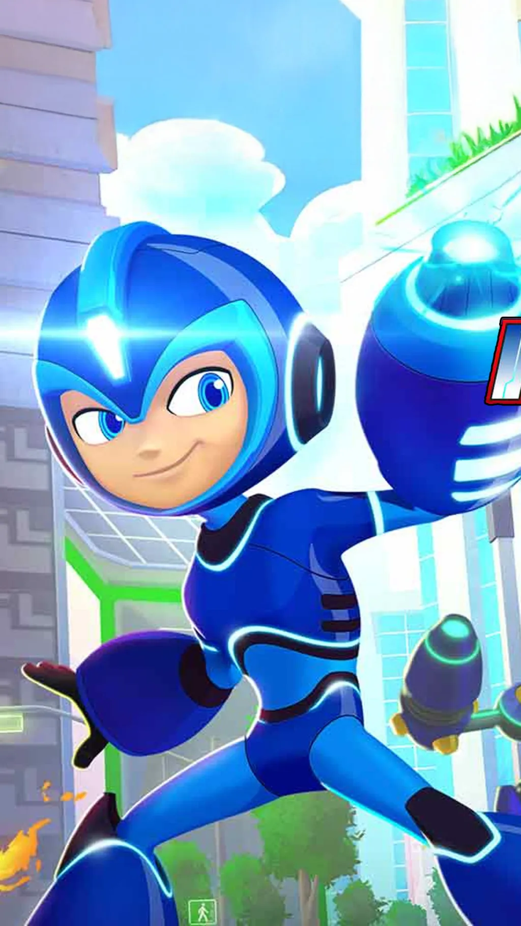 ai character: MegaMan background