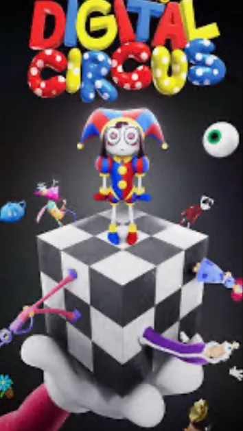ai character: Digital circus  background