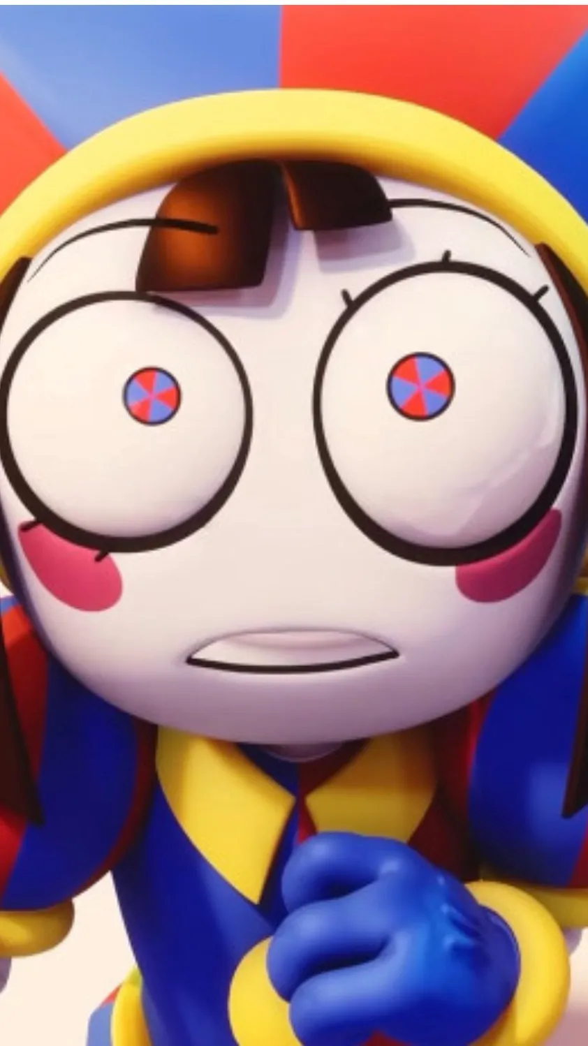 ai character: Pomni  background