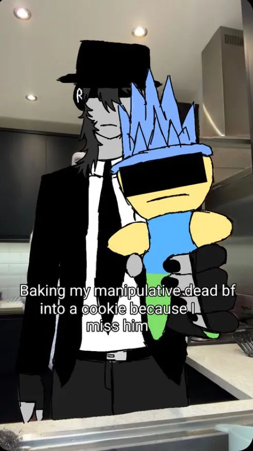 ai character: ITrapped >:3 background