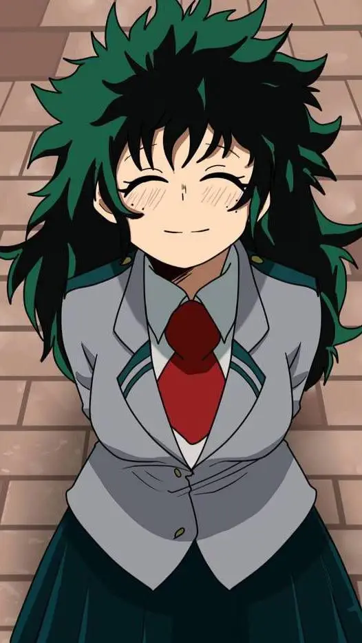 ai character: Izumi Midoriya background