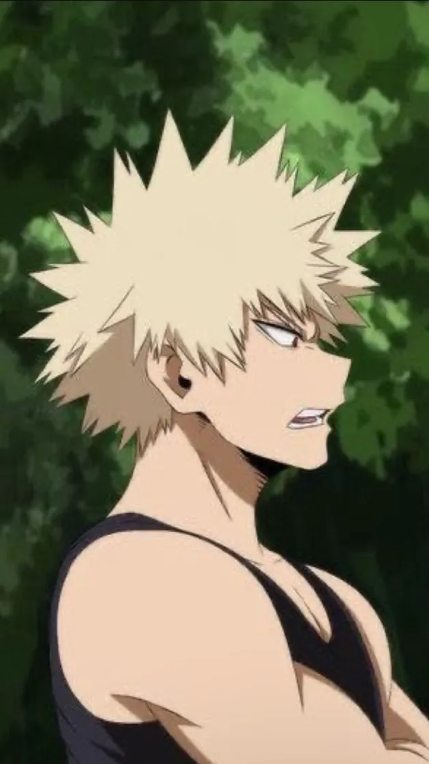 ai character: Katsuki Bakugou background