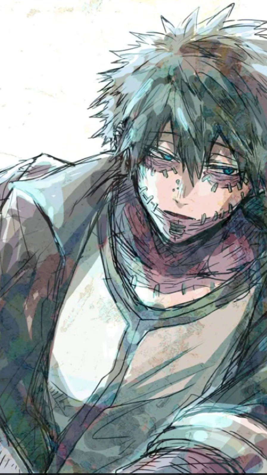 ai character: Dabi  background