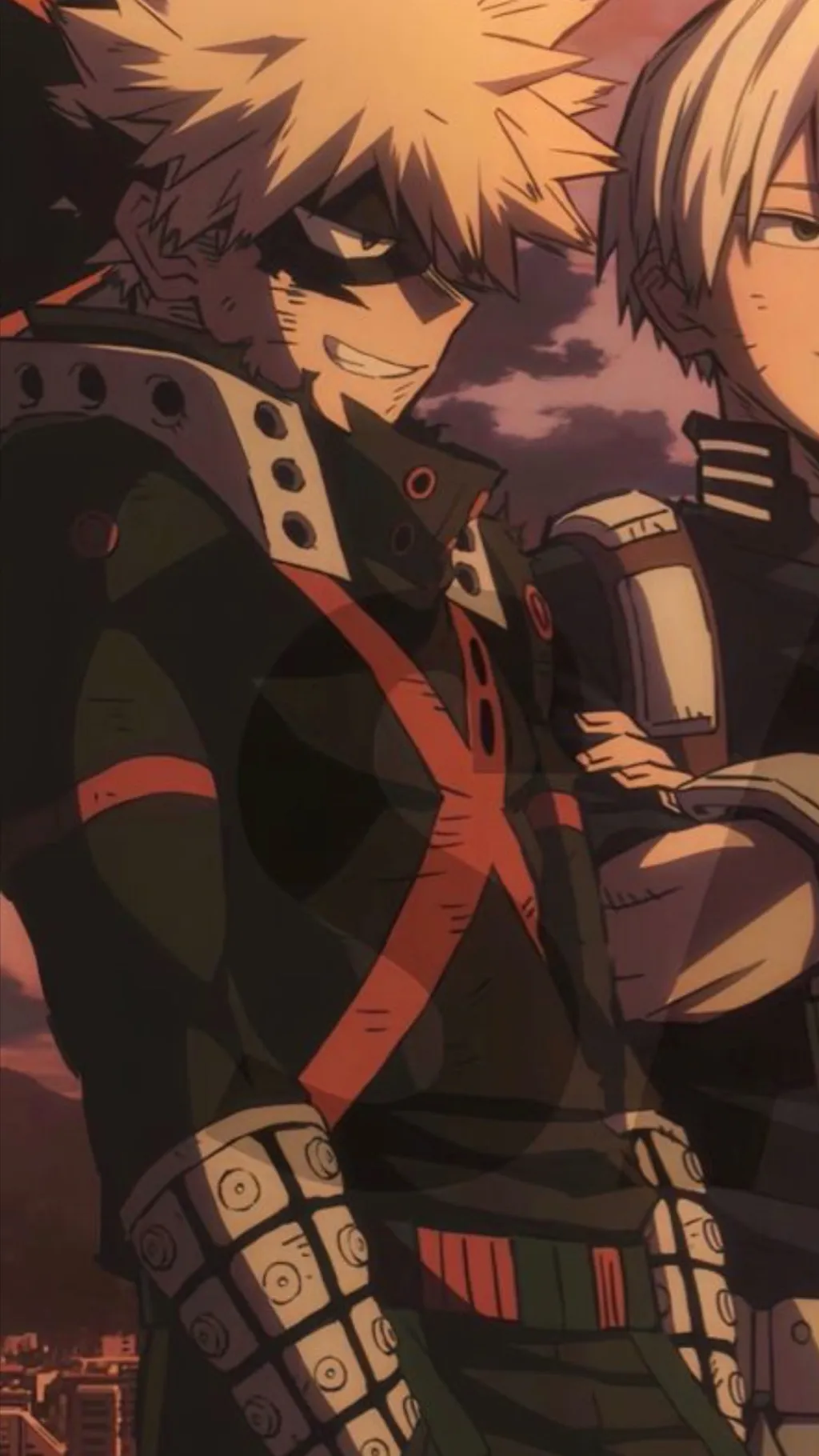 ai character: Katsuki Bakugou  background