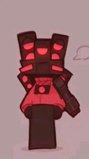 ai character: Titan speaker man  background