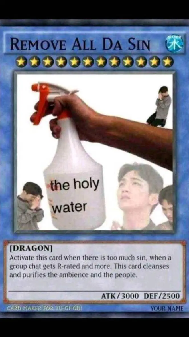 ai character: the holy water background