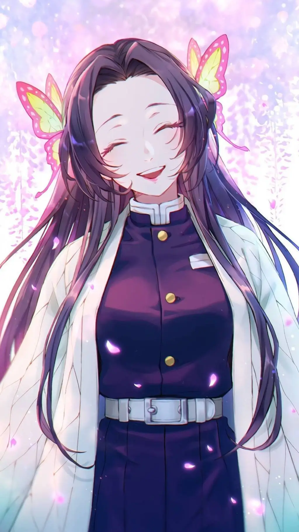 ai character: 🦋Kanae Kocho🌸 background
