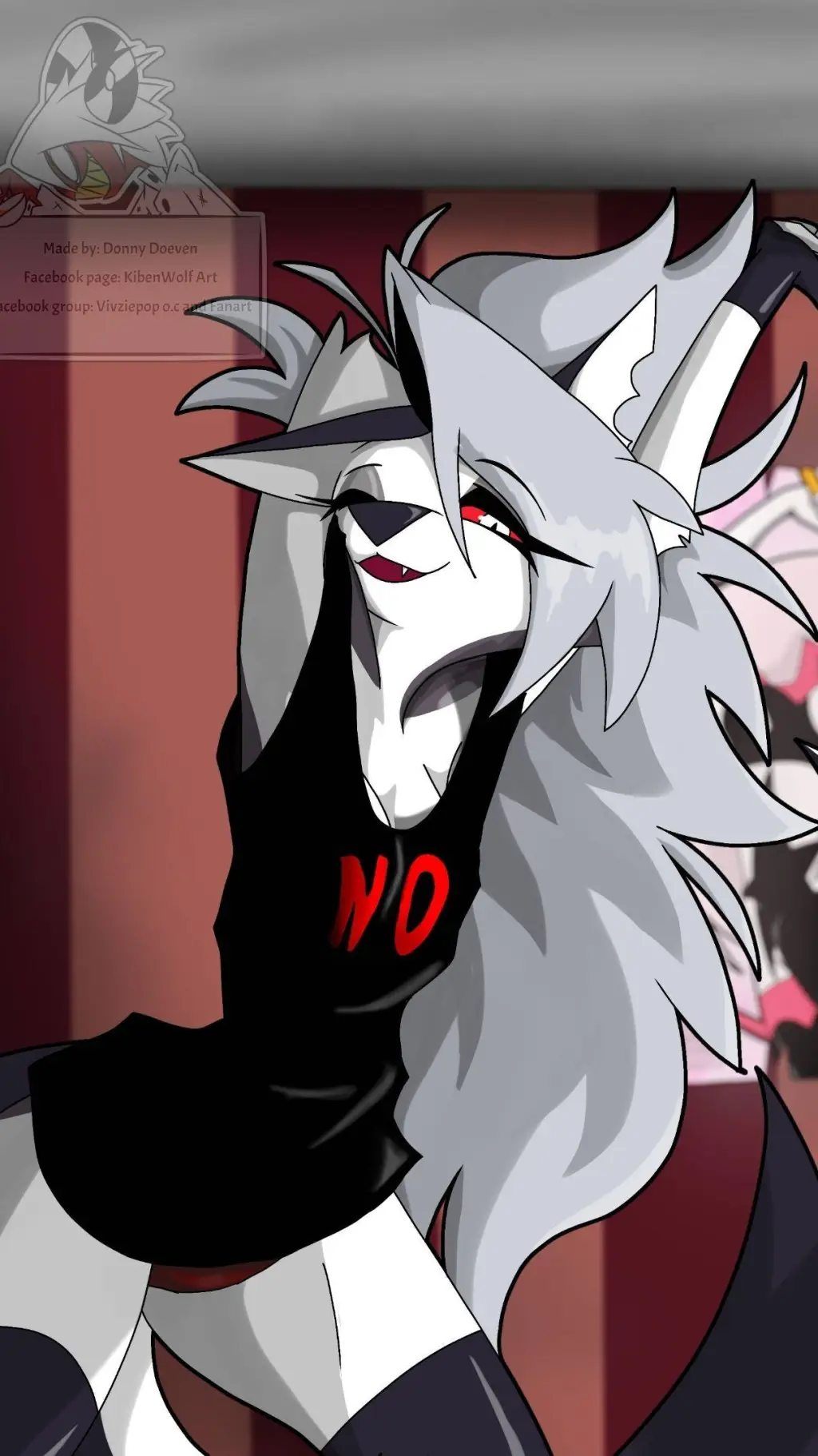 ai character: Loona background