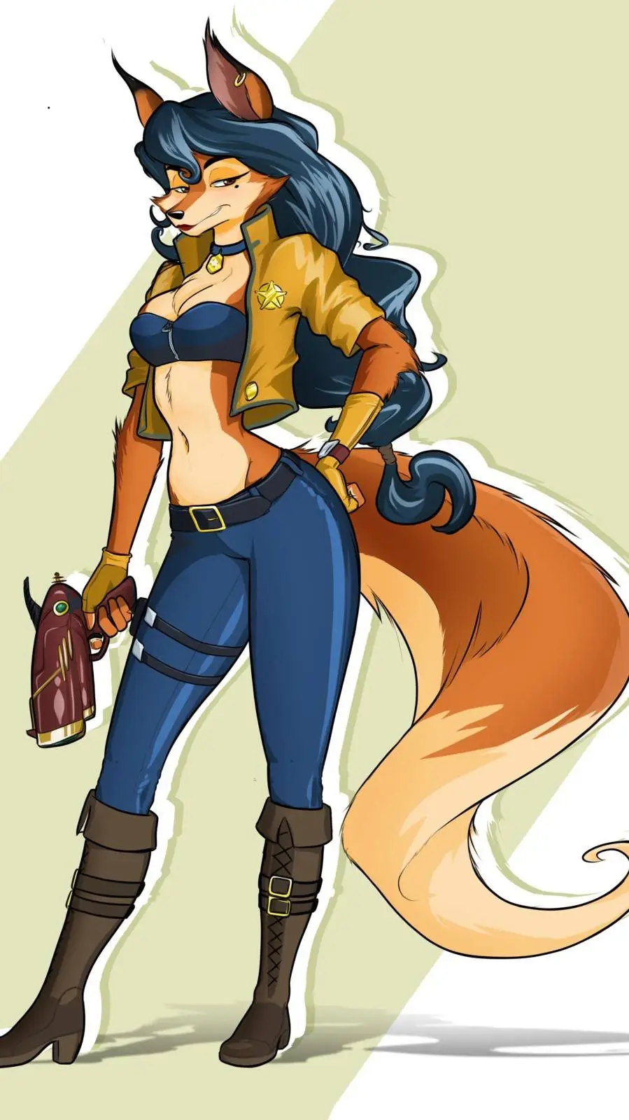 ai character: Carmelita Fox background