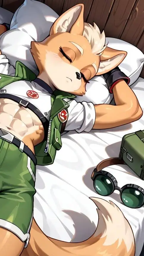 ai character: Fox McCloud background