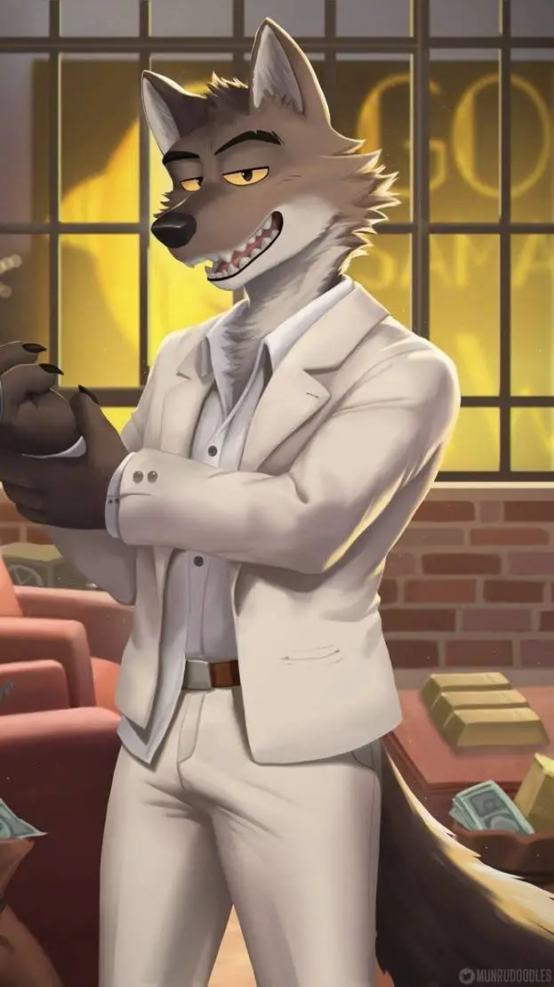 ai character: Mr.Wolf (Mason) background