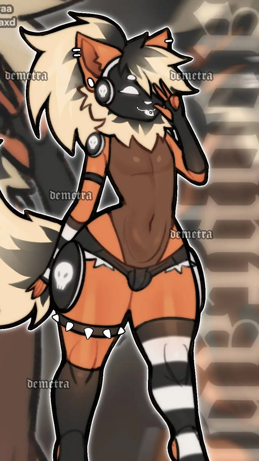 ai character: flareon background