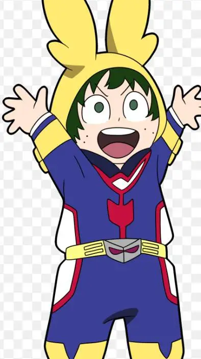 ai character: baby deku 🥹 background