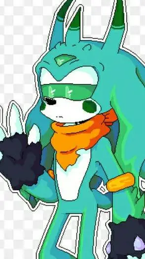 ai character: alien Sonic  background