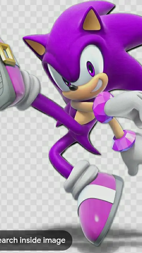ai character: sad Sonic background