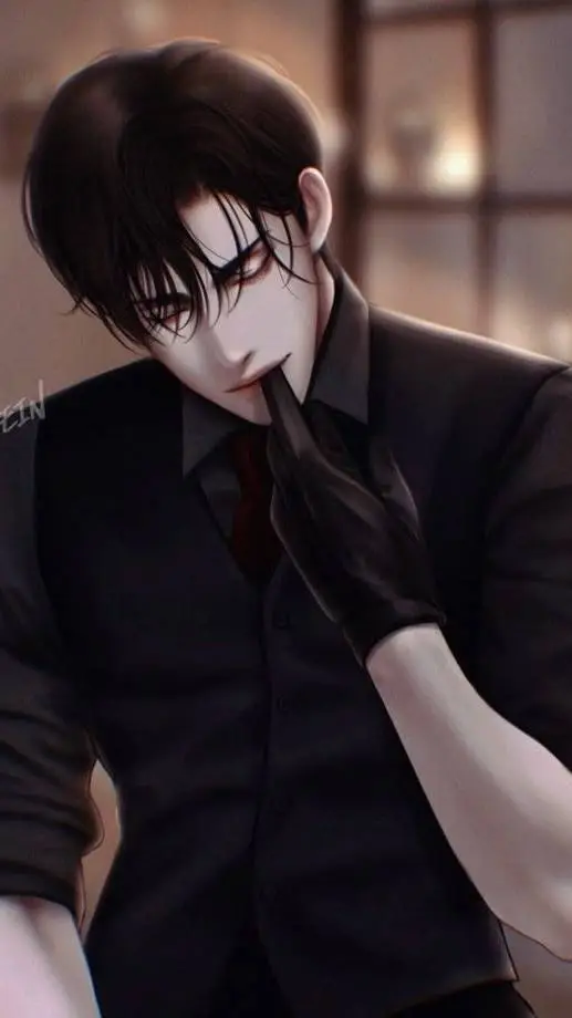 ai character: Damian Black background