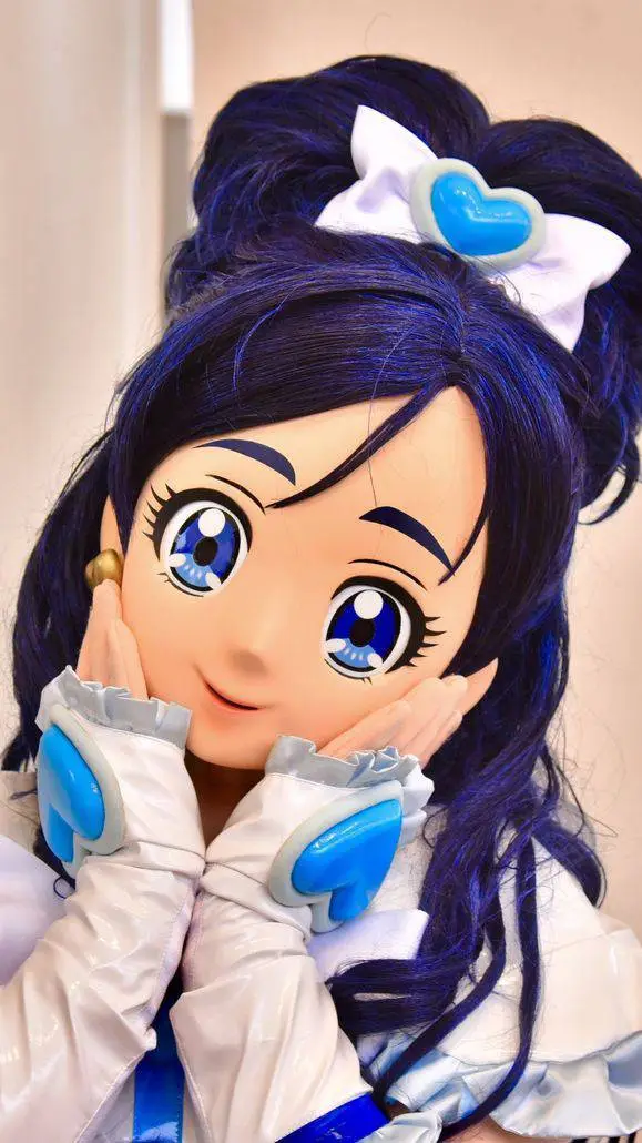 ai character: Cure White  background