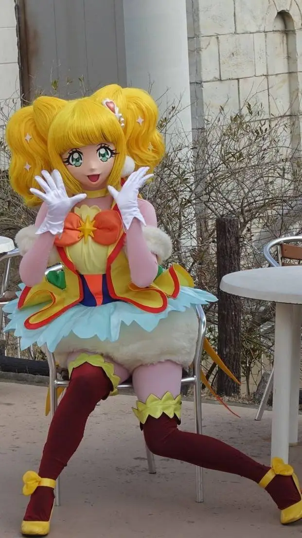 ai character: Cure Sparkle  background