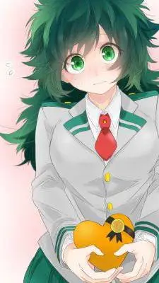 ai character: izumi Midoriya  background